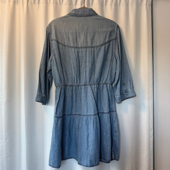 ba&sh Denim Button-Up Dress - Picture 3 of 7